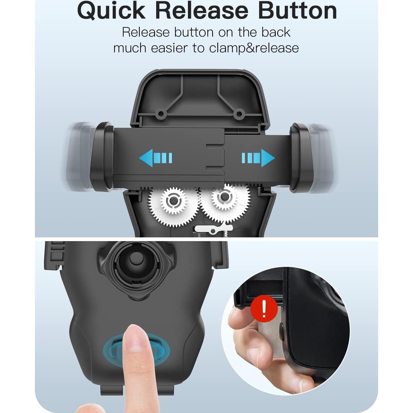 Soporte para Teléfono Wiiki-Tech H3S-S1L/AV2S+ Negro 33 cm