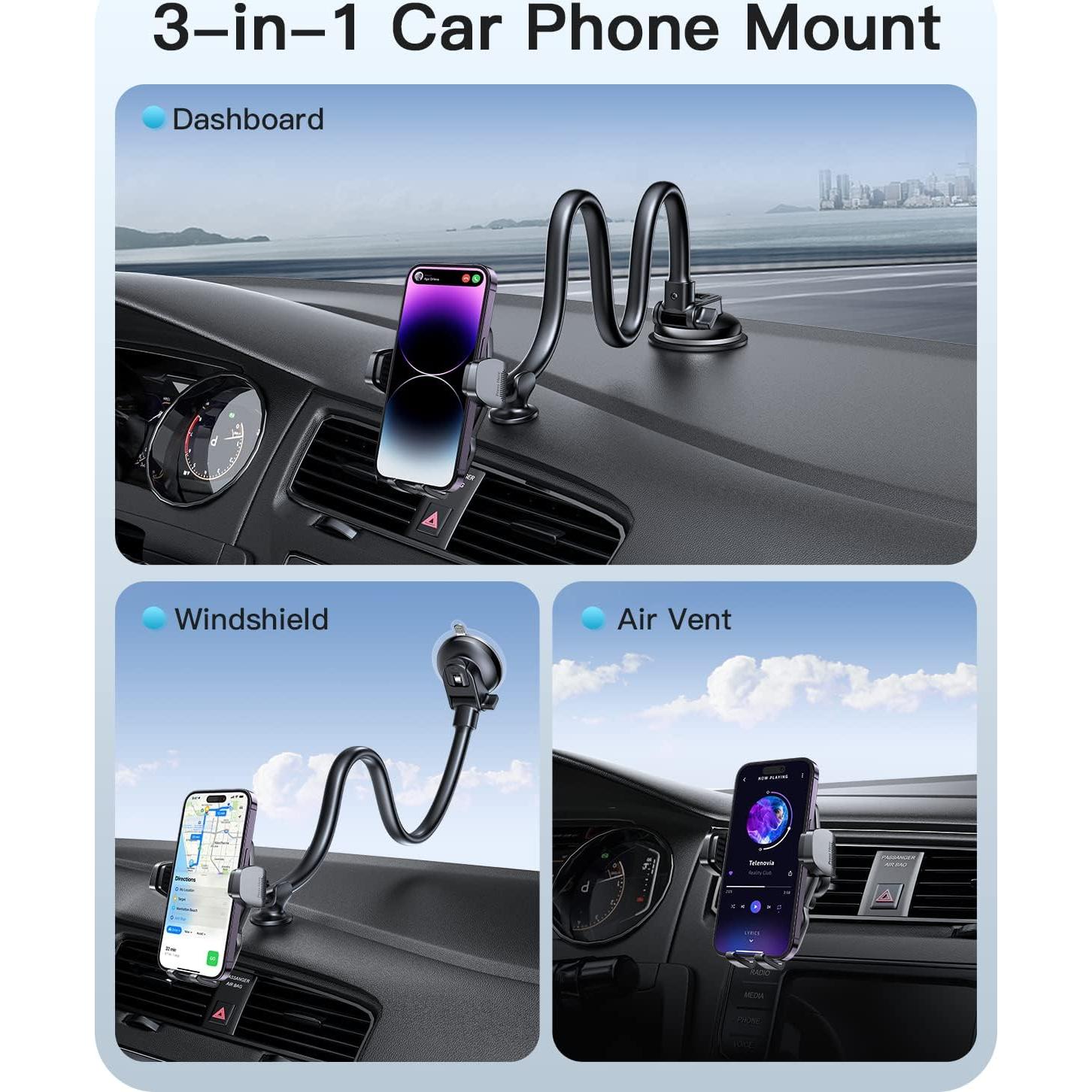 Soporte para Teléfono Wiiki-Tech H3S-S1L/AV2S+ Negro 33 cm