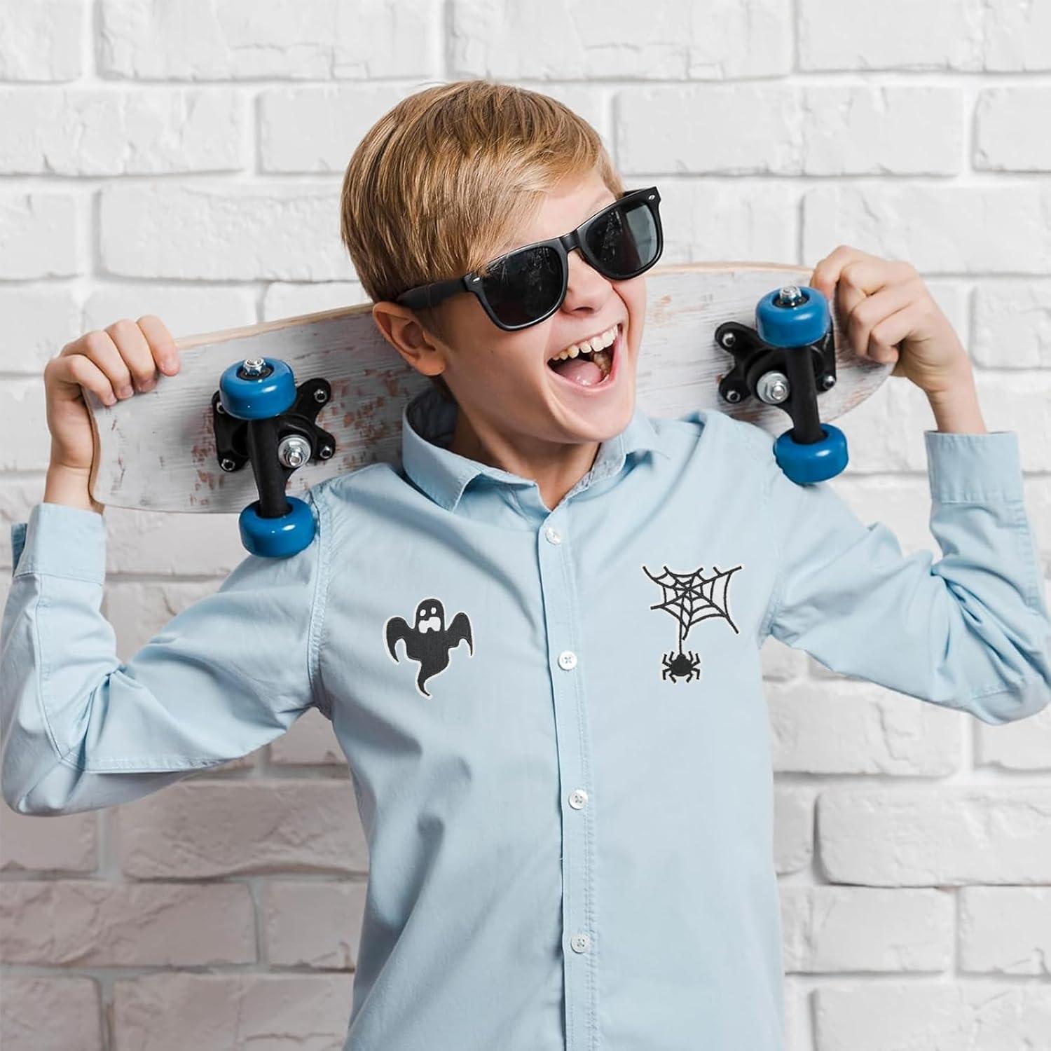 9 Parches Bordados Halloween MOGOXION para Ropa DIY