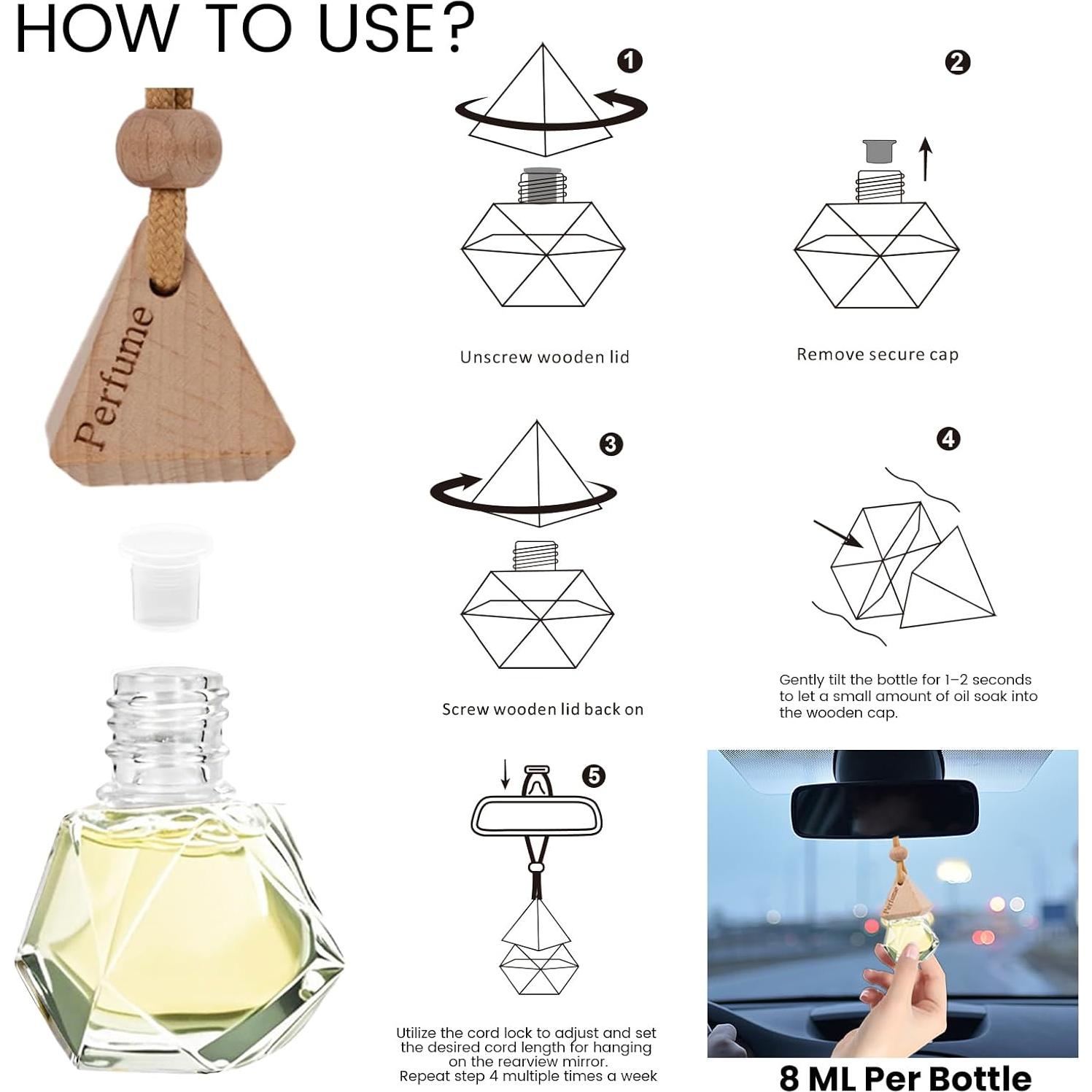 Ambientador de Auto Colgante The Essential Oil - 2-Pack Aroma Natural