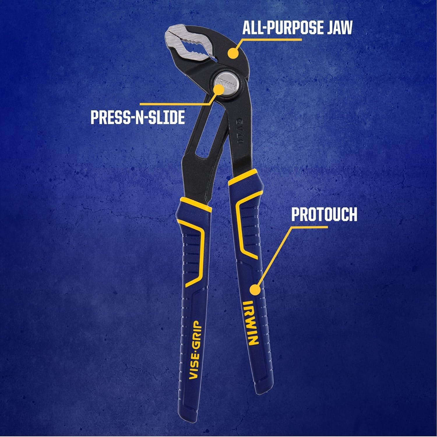 Juego de Alicates IRWIN VISE-GRIP GrooveLock 8 Piezas