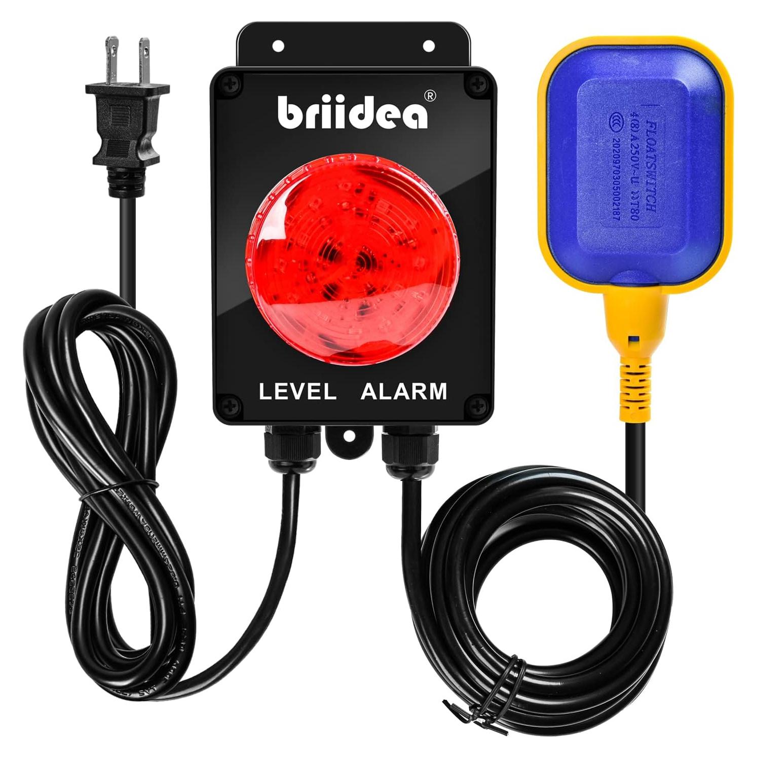 Alarma de Agua Alta Briidea para Tanque Séptico 110dB