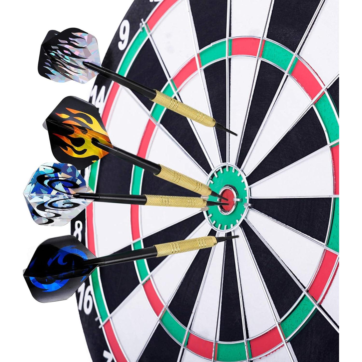 Juego de Dardos Punta Suave Accmor 12 Pcs con 36 Puntas Repuesto