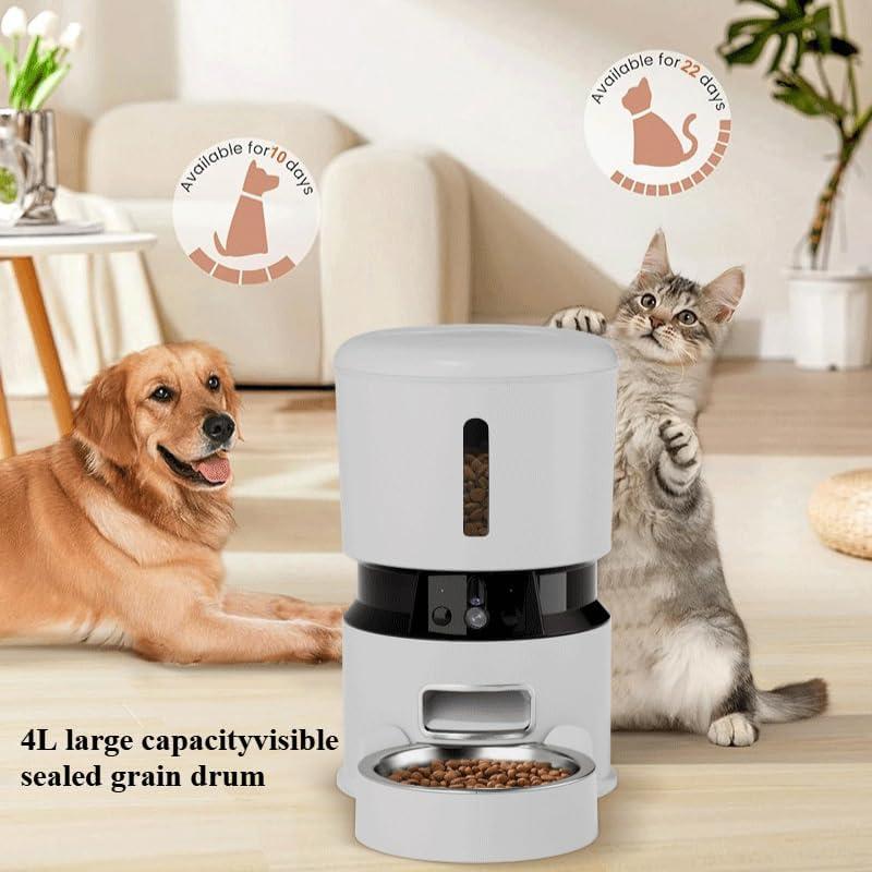 Comedero Automático Inteligente para Gatos y Perros 4L HD