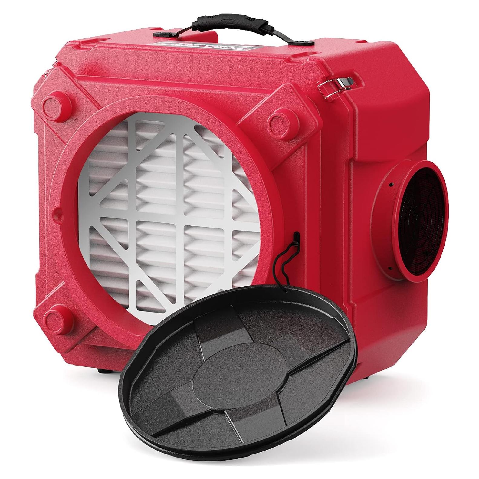 Limpiador de Aire HEPA AlorAir 550 Rojo 3 Etapas 270-550 CFM