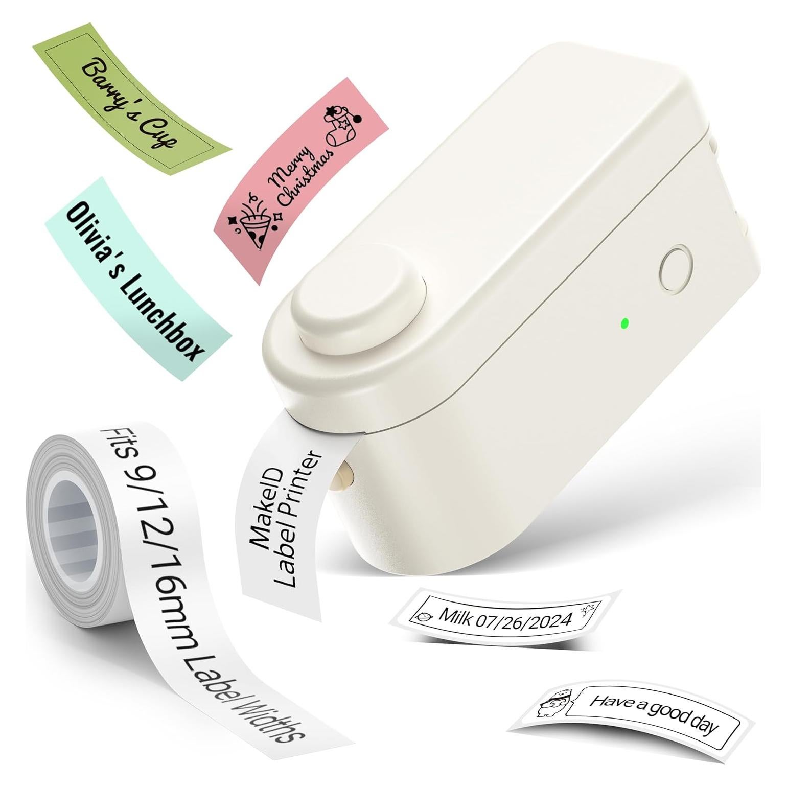 Etiquetadora Portátil Inalámbrica Makeid L1 - Beige, 203dpi