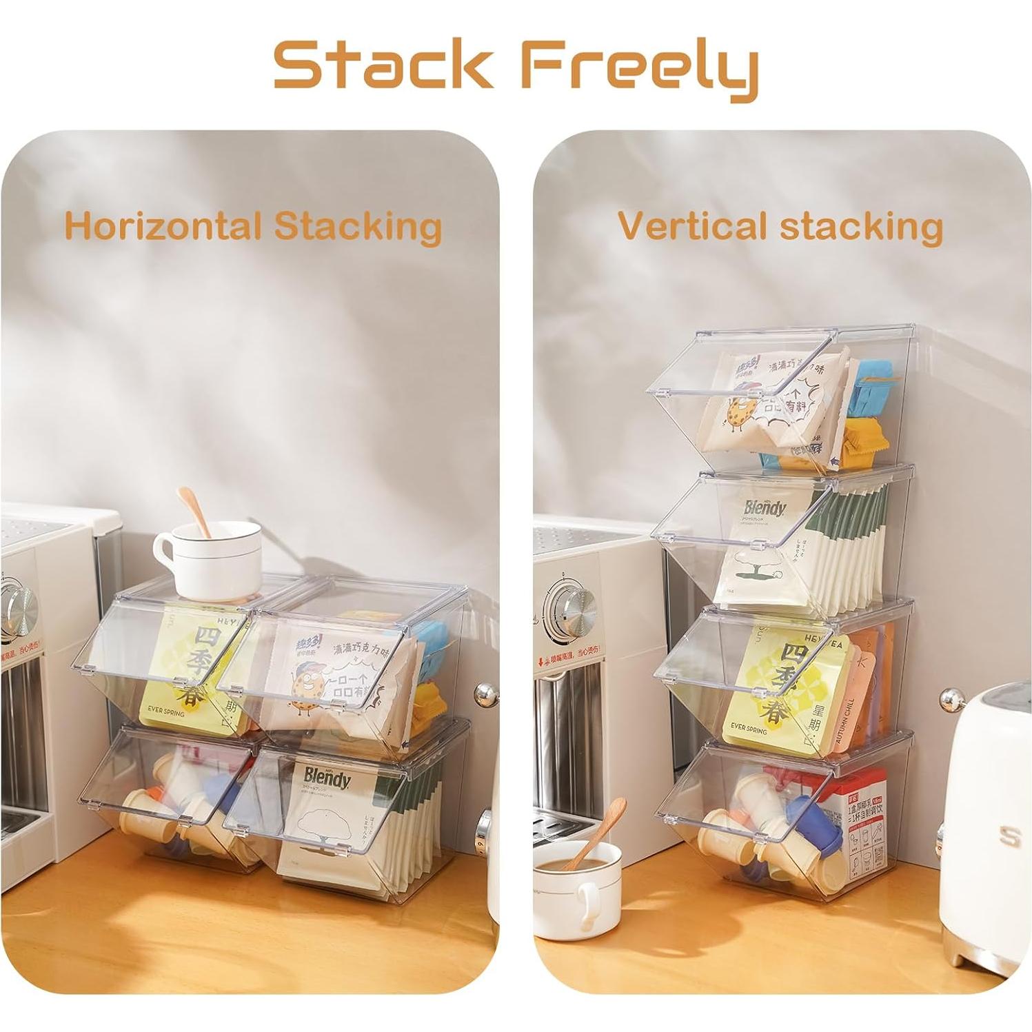 Organizador apilable de bolsas de té LLGWGL - 2 unidades