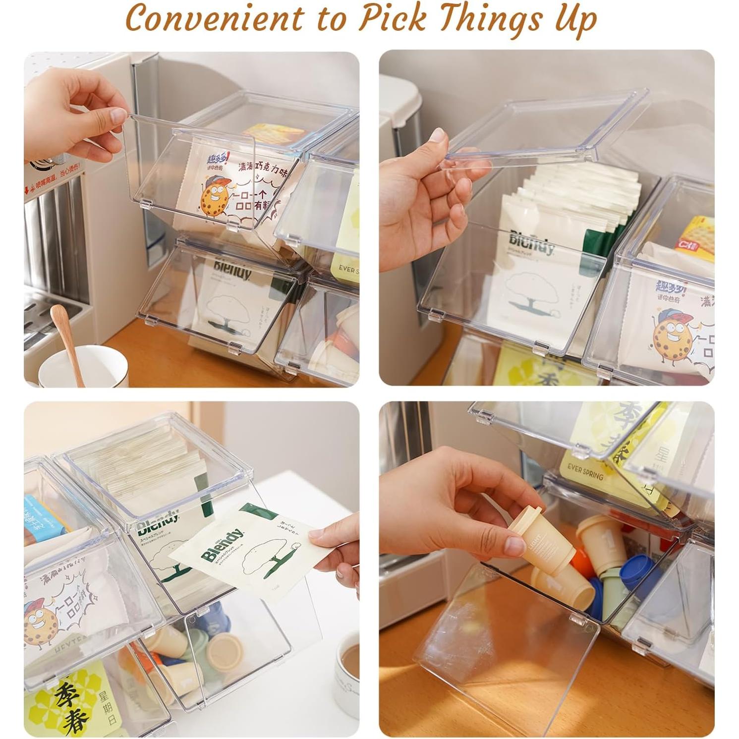 Organizador apilable de bolsas de té LLGWGL - 2 unidades