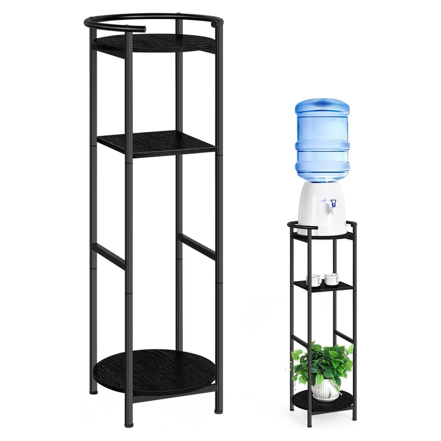 Soporte para dispensador de agua OYEAL 3 niveles 19L negro