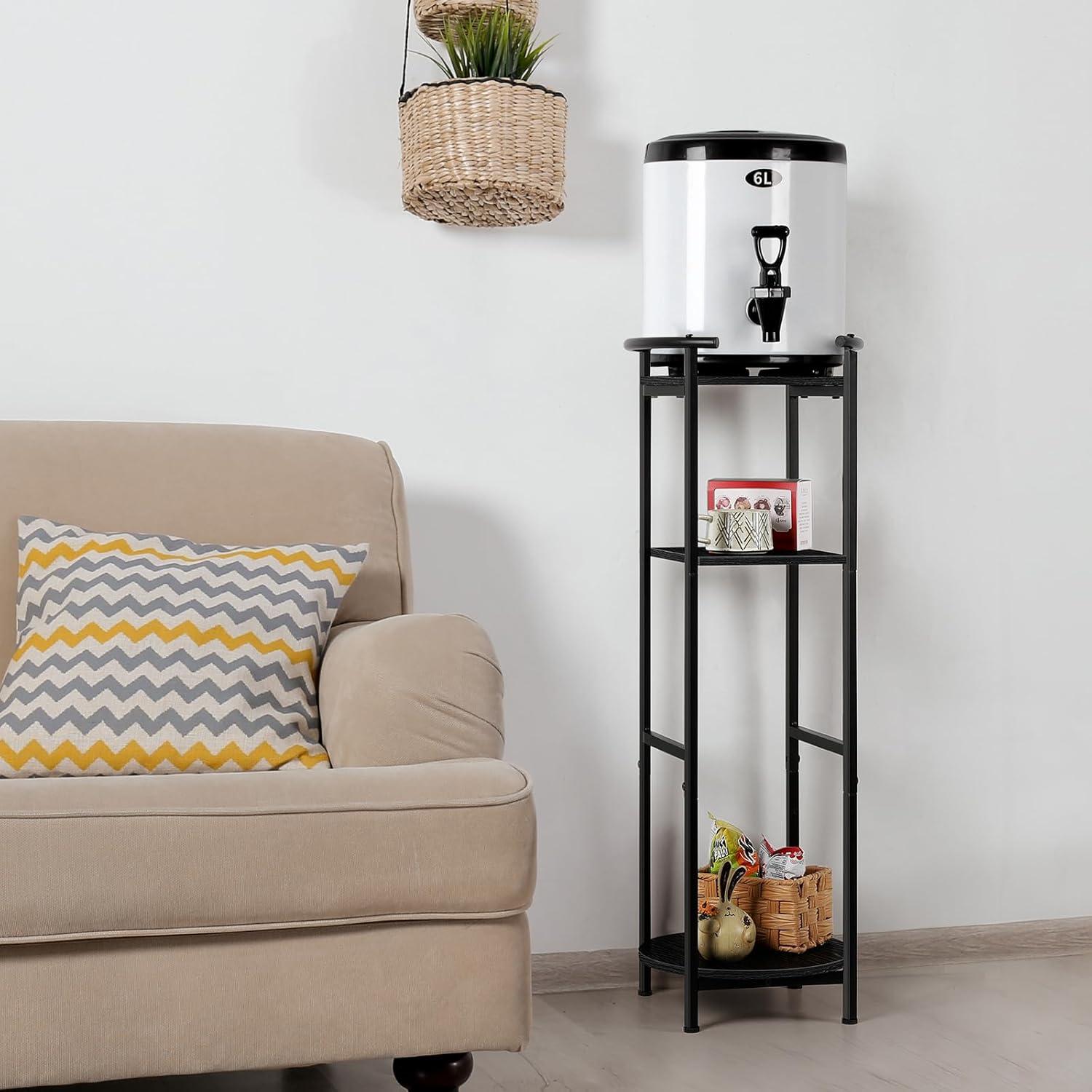 Soporte para dispensador de agua OYEAL 3 niveles 19L negro