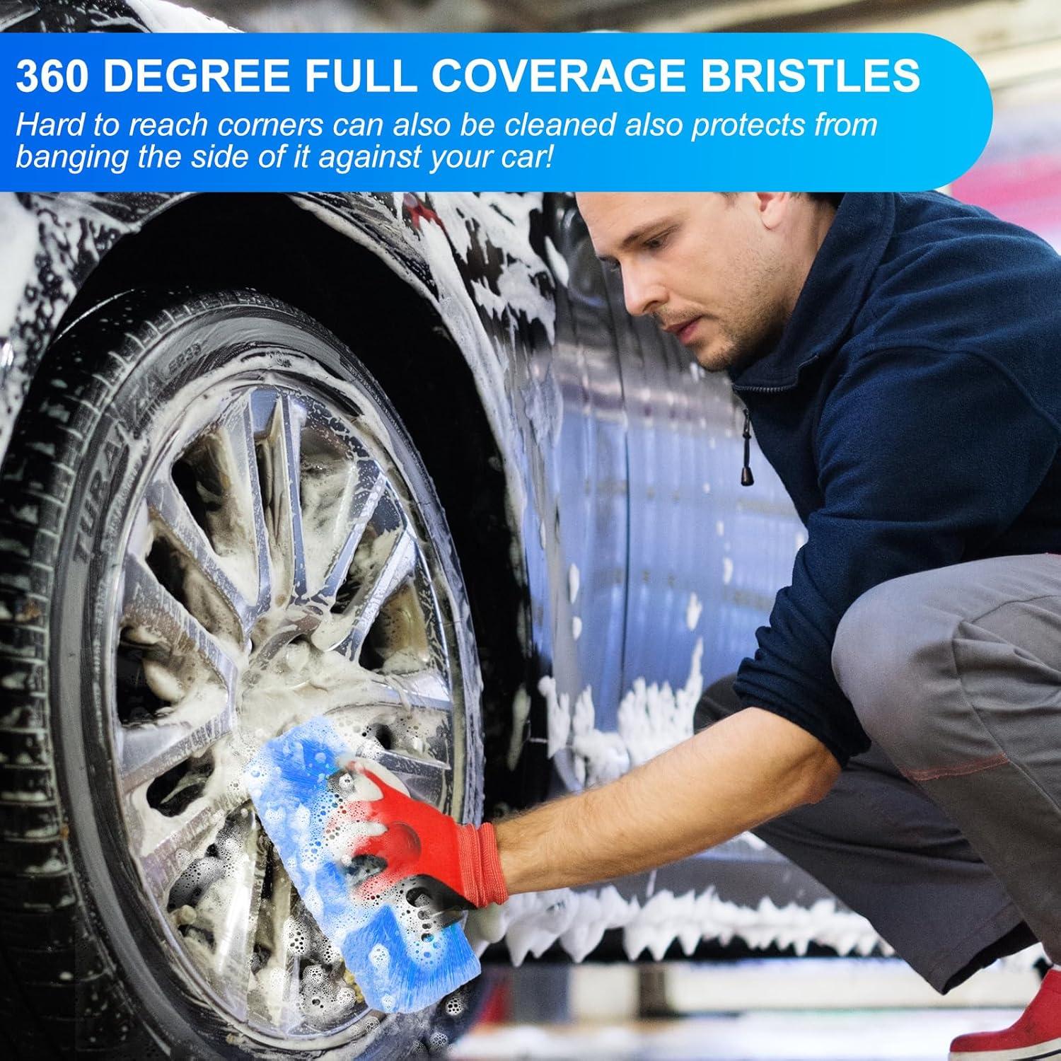 Cabezal de Cepillo de Lavado de Auto Tanlade 25.4 cm Azul - 2 Pcs