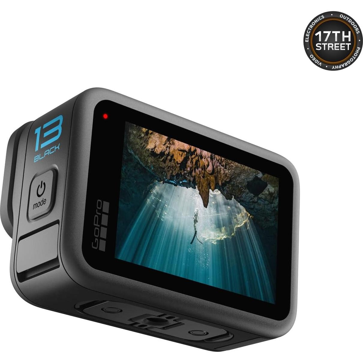Cámara de Acción GoPro HERO13 Black 27MP 5.3K60 + Batería 1900mAh