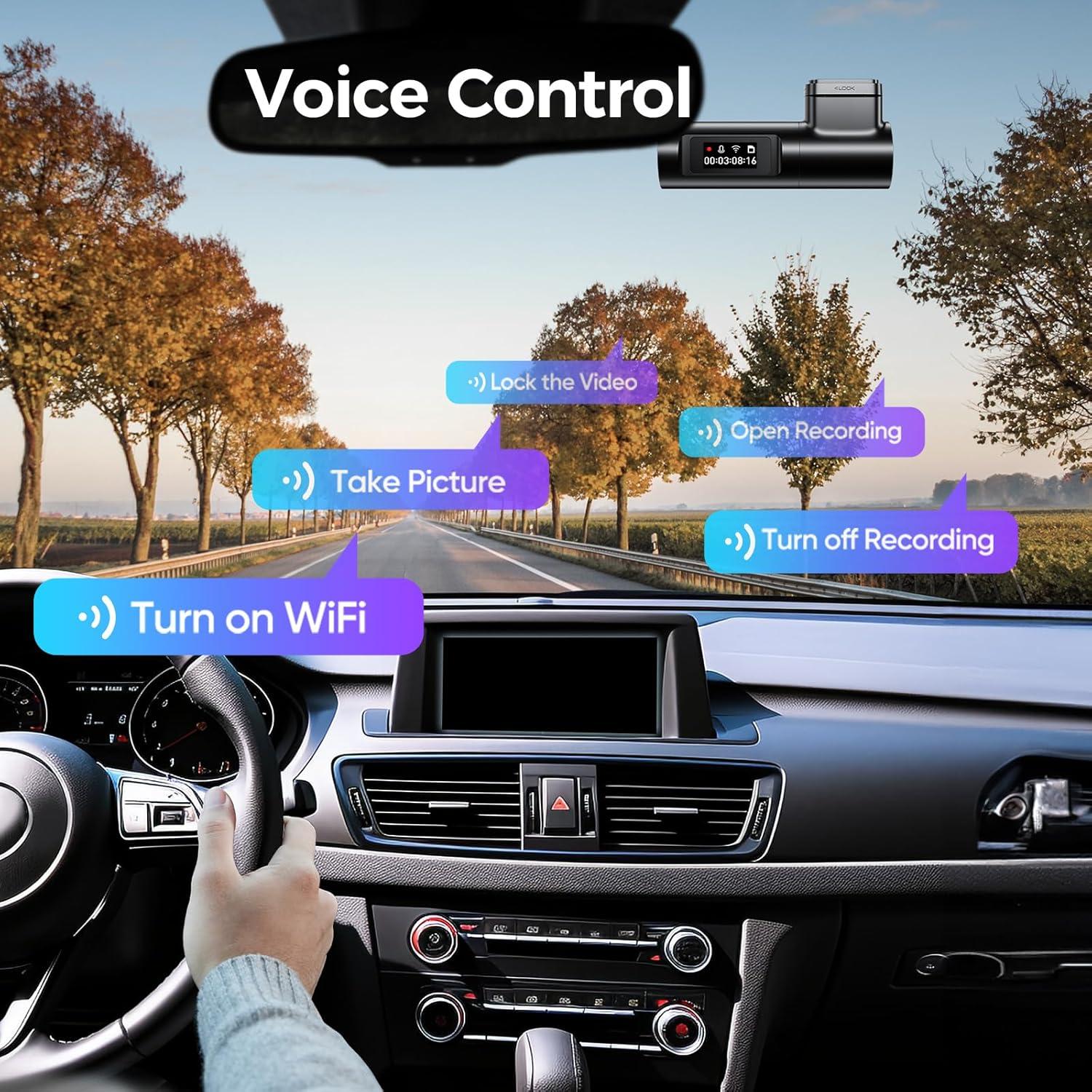 Cámara de Tablero LINGDU D500 4K con WiFi y GPS