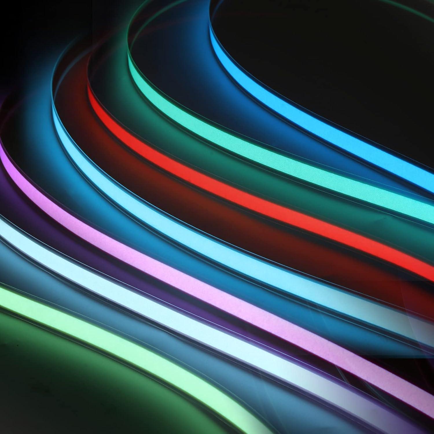 Tira de luz electroluminiscente Ygmylandbb 100 cm Azul 3 Modos