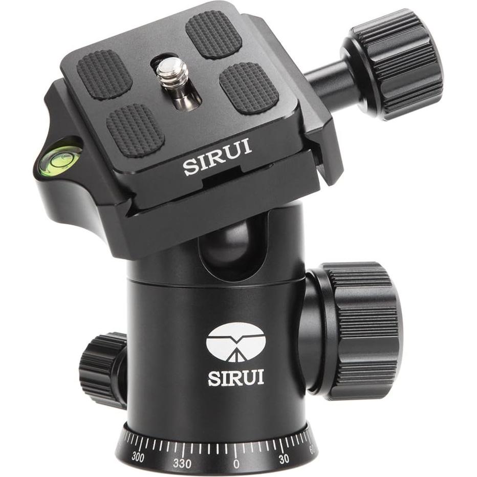 Cabezal de bola de aluminio Sirui E-10, 8 kg, negro