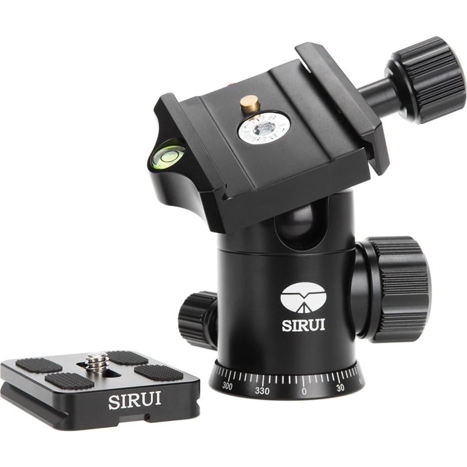 Cabezal de bola de aluminio Sirui E-10, 8 kg, negro