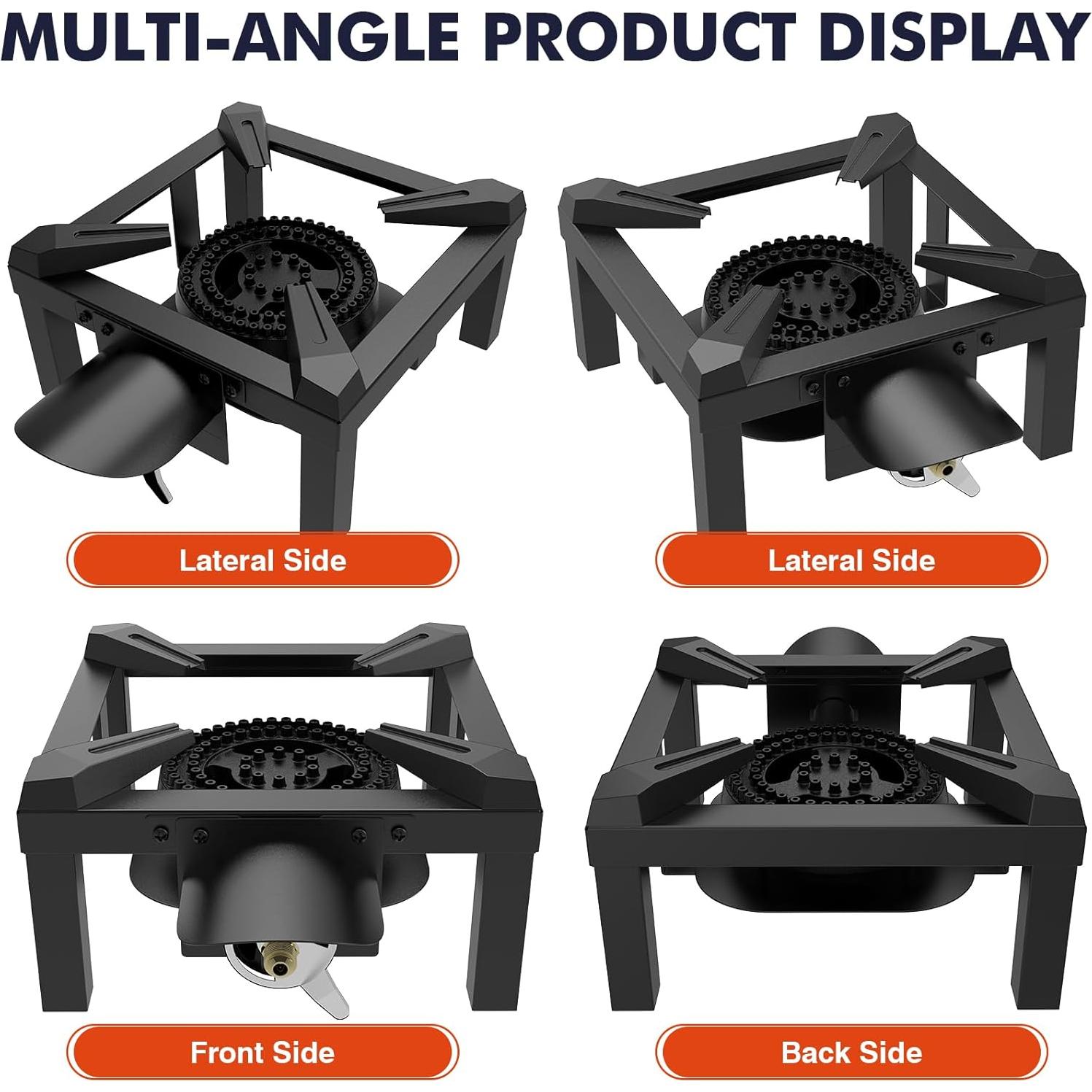 Quemador de Propano Llamaviva 100,000 BTU con Manguera 1.25m