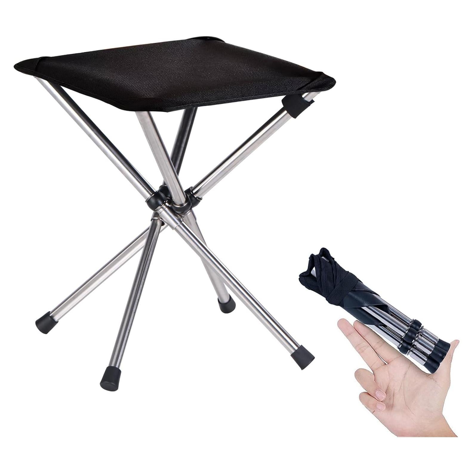 Taburete Plegable KOKSRY 35 cm Ligero para Camping