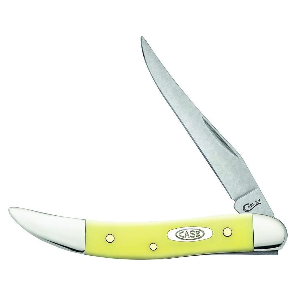 Cuchillo de bolsillo Case Pequeño Texas Toothpick Amarillo 7.62 cm