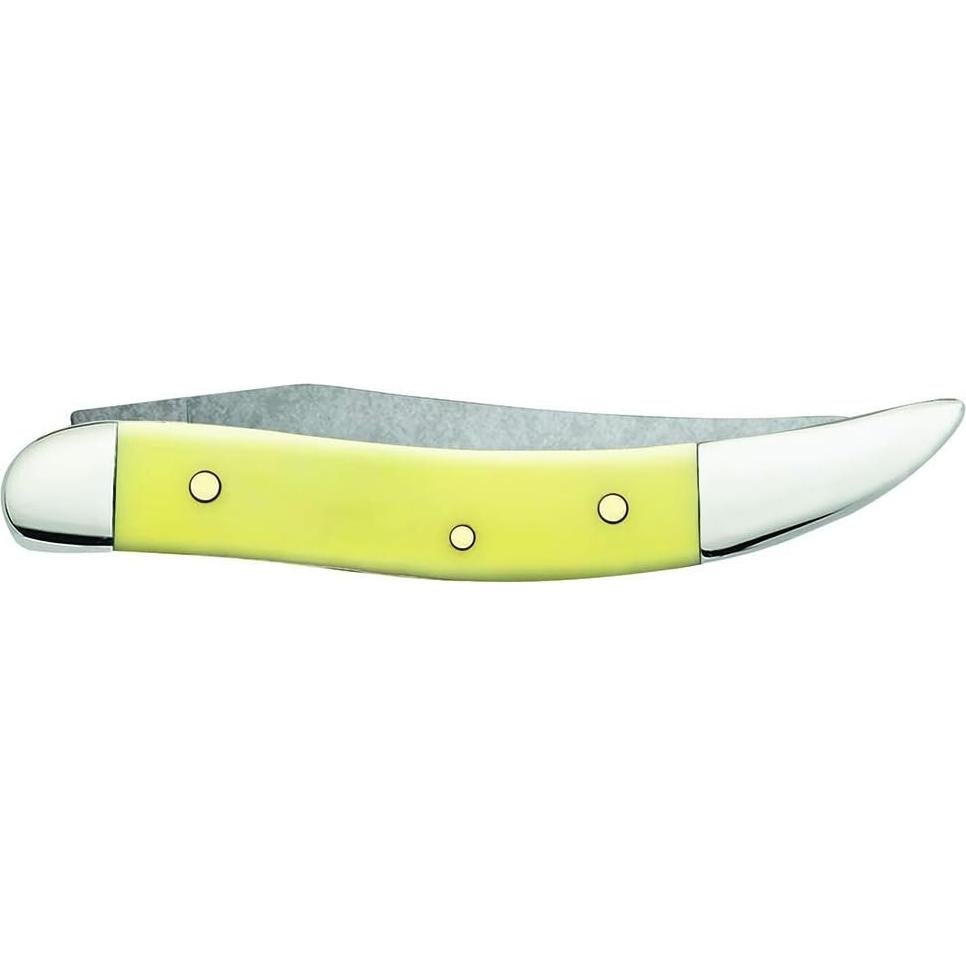 Cuchillo de bolsillo Case Pequeño Texas Toothpick Amarillo 7.62 cm