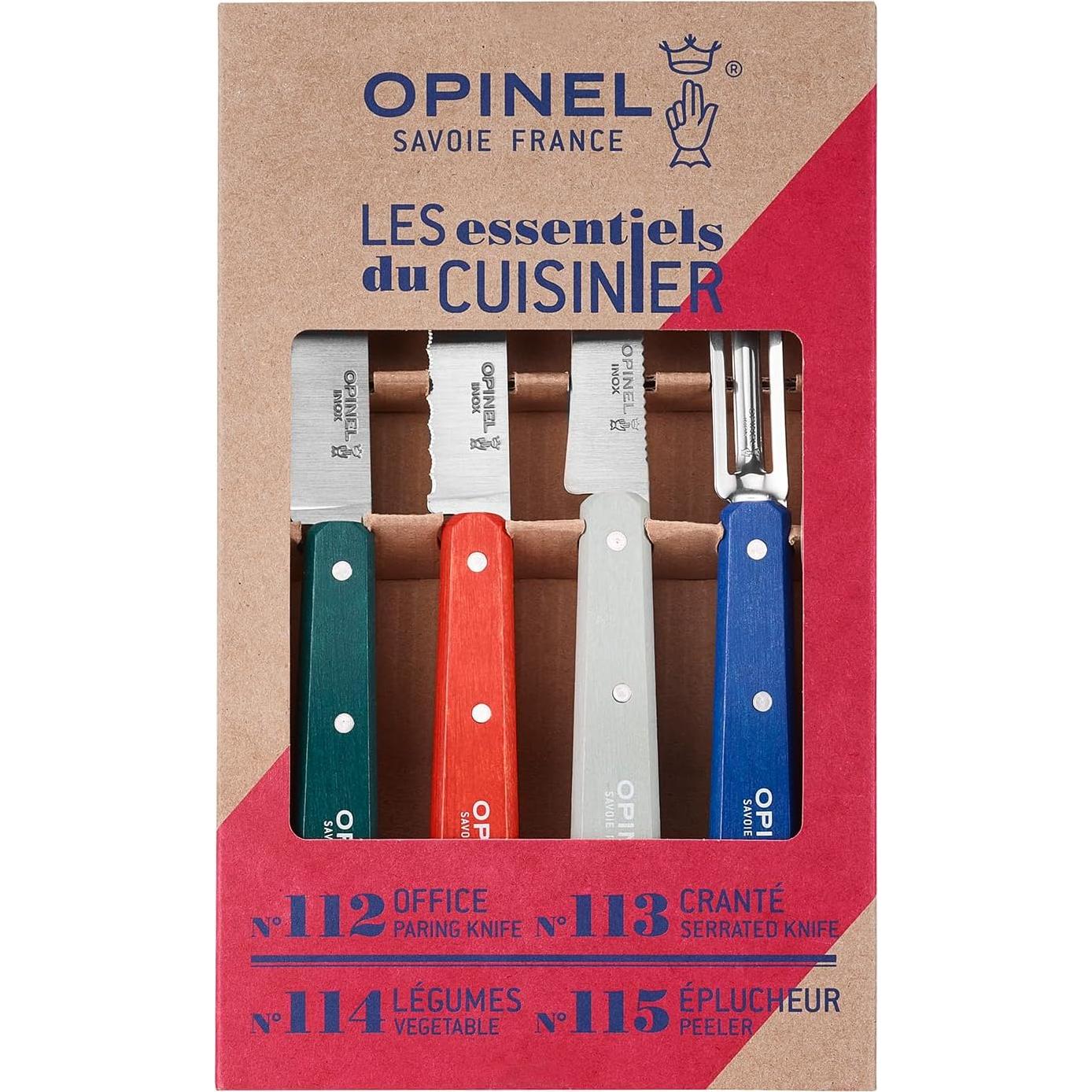 Juego de cuchillos de cocina OPINEL Les Essentials 4 piezas