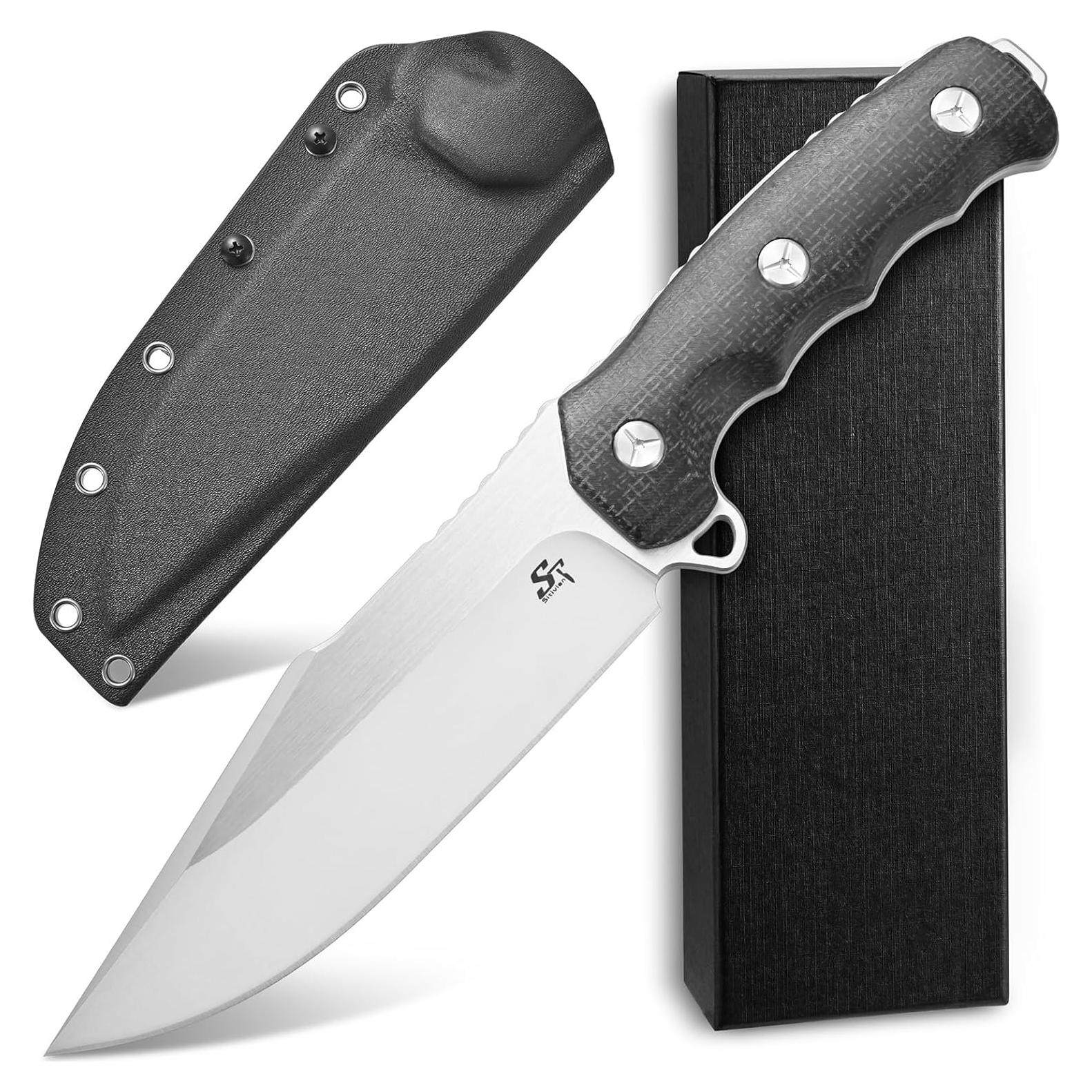 Cuchillo Fijo Sitivien ST30 Acero Sleipner Mango Micarta 29.6cm