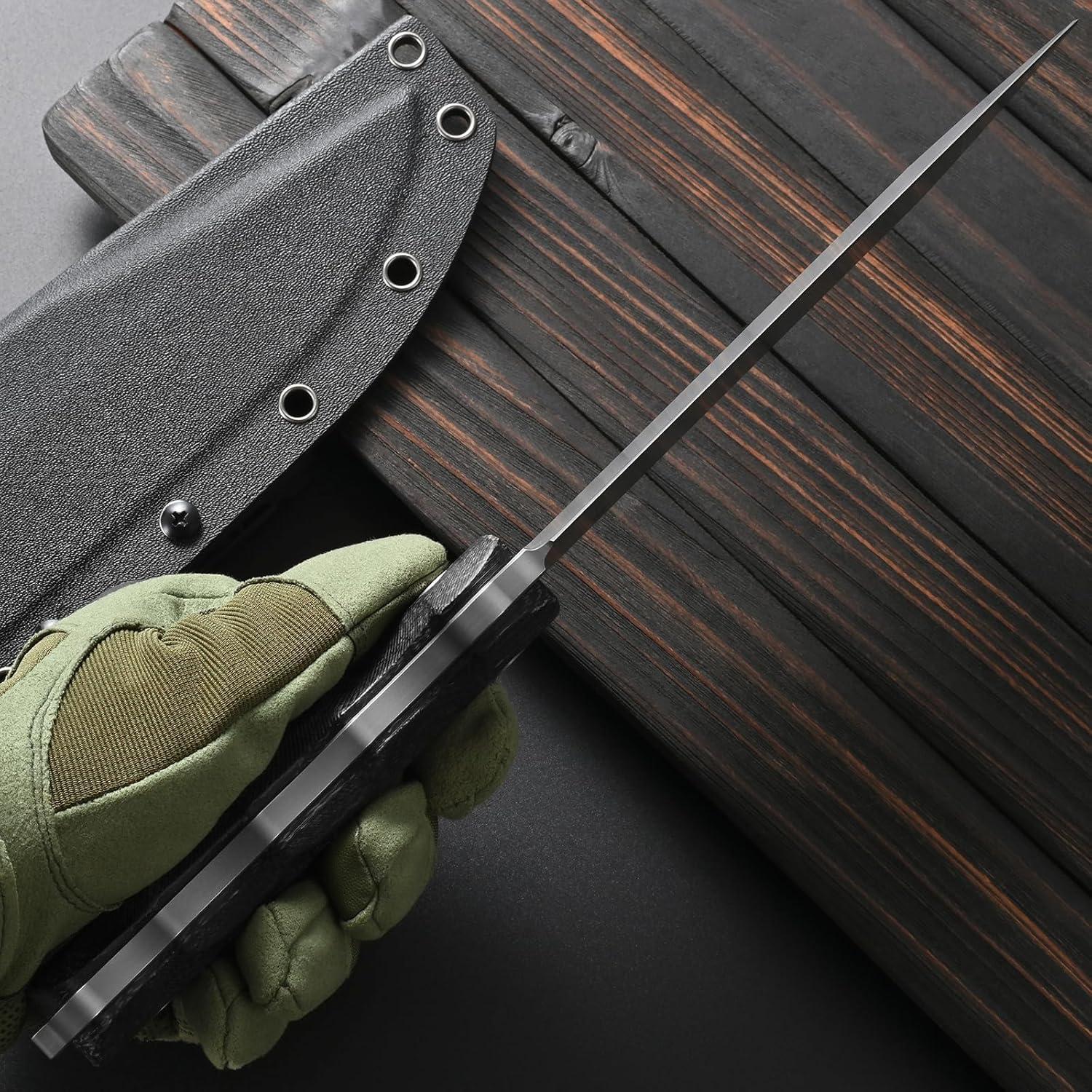 Cuchillo Fijo Sitivien ST30 Acero Sleipner Mango Micarta 29.6cm