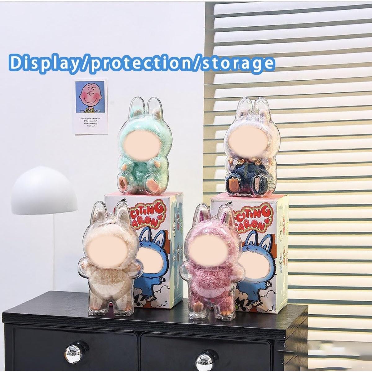 Funda Protectora Acrílica Jrabbit para Muñecas Labubu