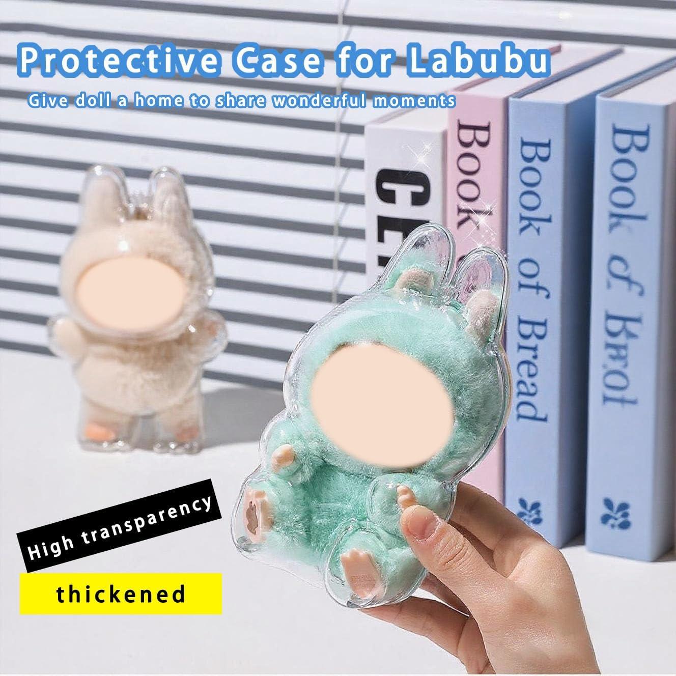Funda Protectora Acrílica Jrabbit para Muñecas Labubu
