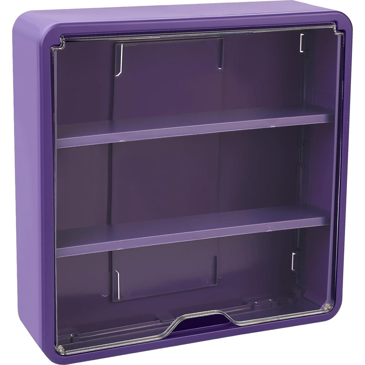 Caja de Exhibición Acrílica SnyBaooie 30x30 cm Púrpura