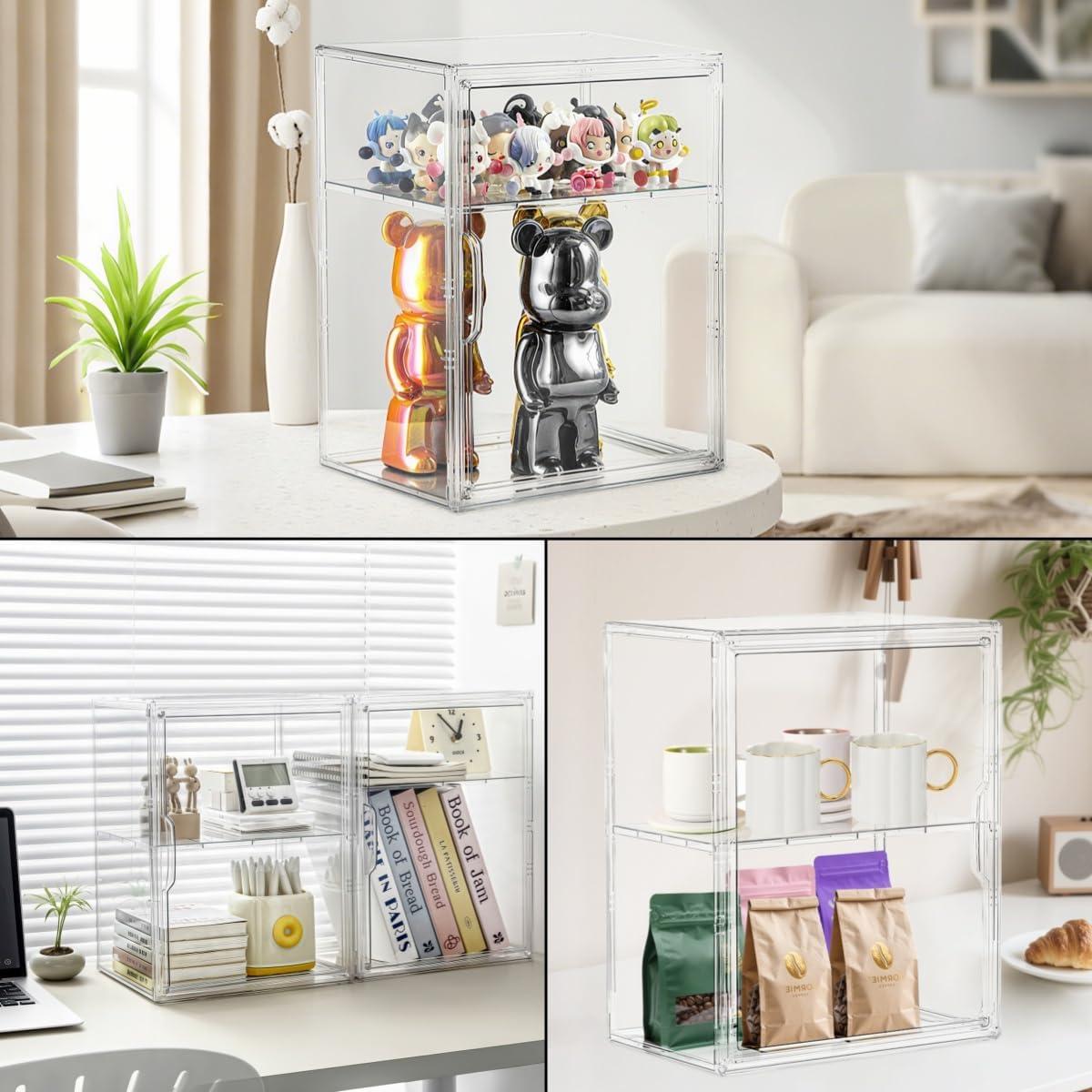 Caja de Exhibición Acrílica Attelite Grande 2 Paquete 27x22x36cm