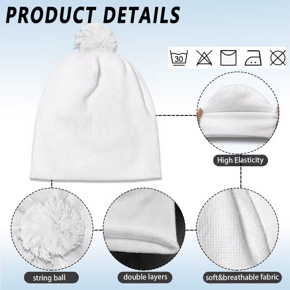 Gorro de Invierno para Niños y Niñas con Pom Pom - Galaxia Axolote