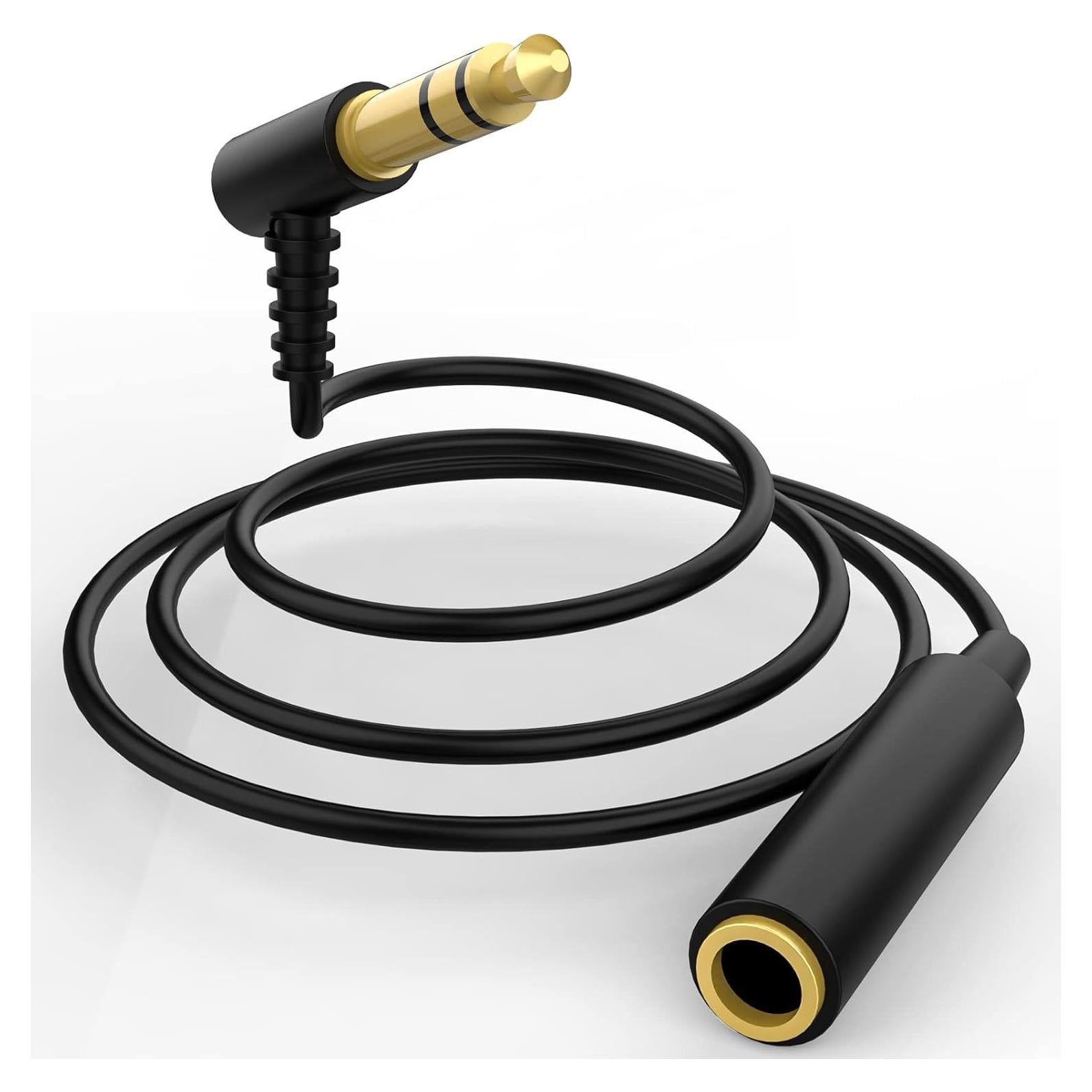 Cable de extensión de audio 3.5mm Zosvoses 1.22m para auriculares