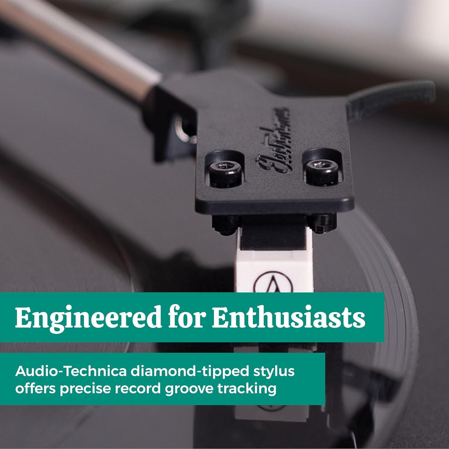 Sistema de Estéreo Tocadiscos Electrohome Montrose + Altavoces 4"