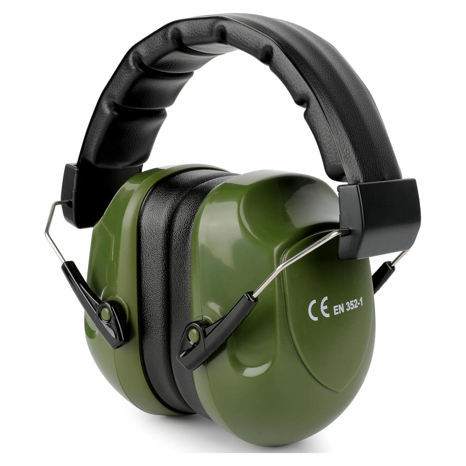 Orejeras Canceladoras de Ruido Cumunebula SNR 28dB Verde Militar