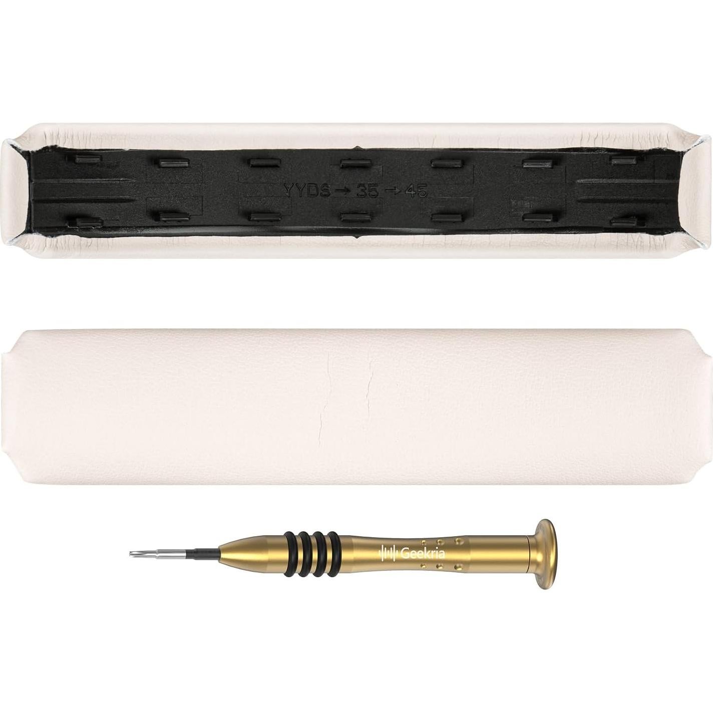 Almohadilla de Banda Reemplazo Geekria para Bose QC35 II Beige