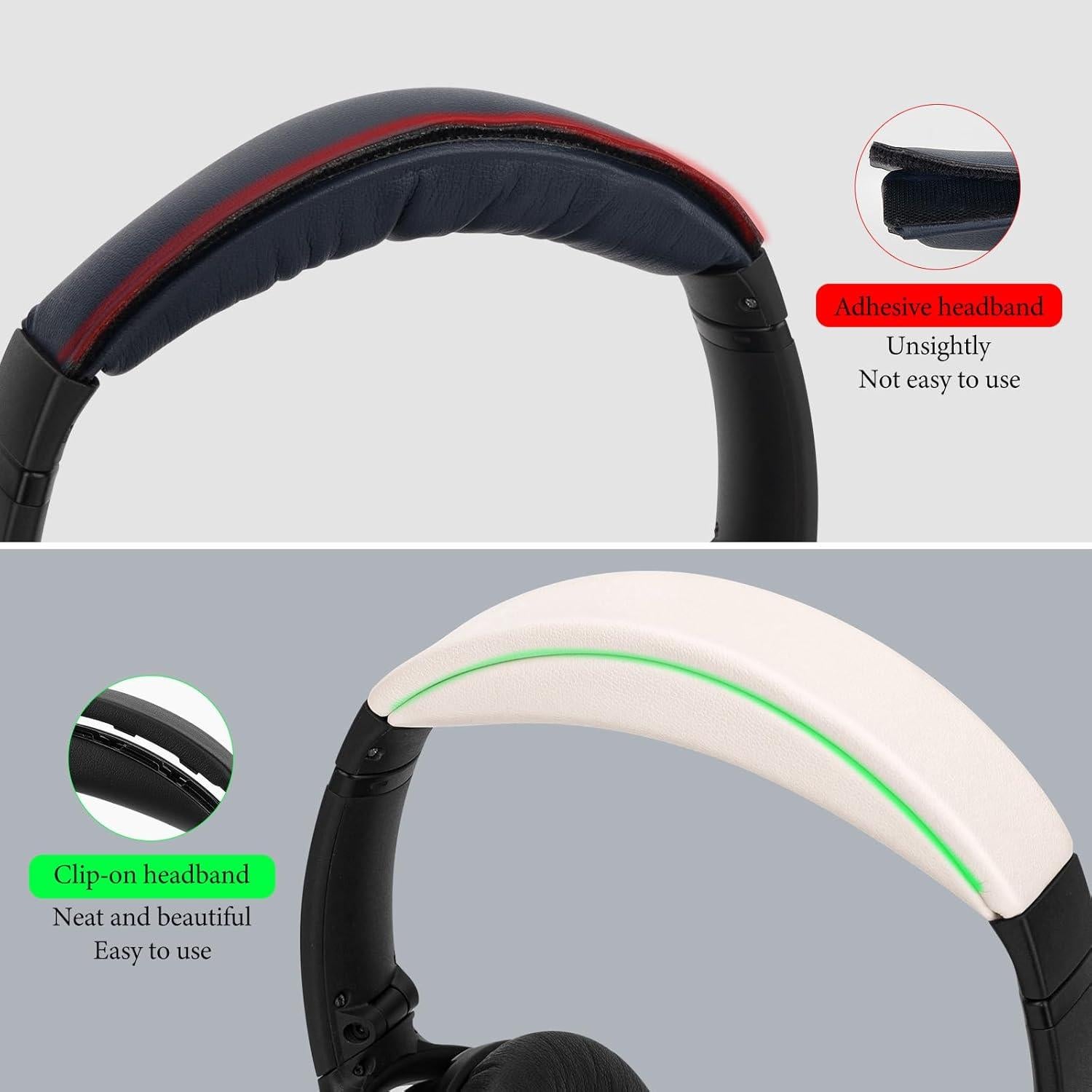 Almohadilla de Banda Reemplazo Geekria para Bose QC35 II Beige