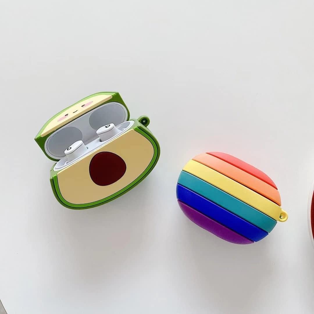 Funda Protectora 3D KIRDEIVY para Beats Studio Buds Aguacate
