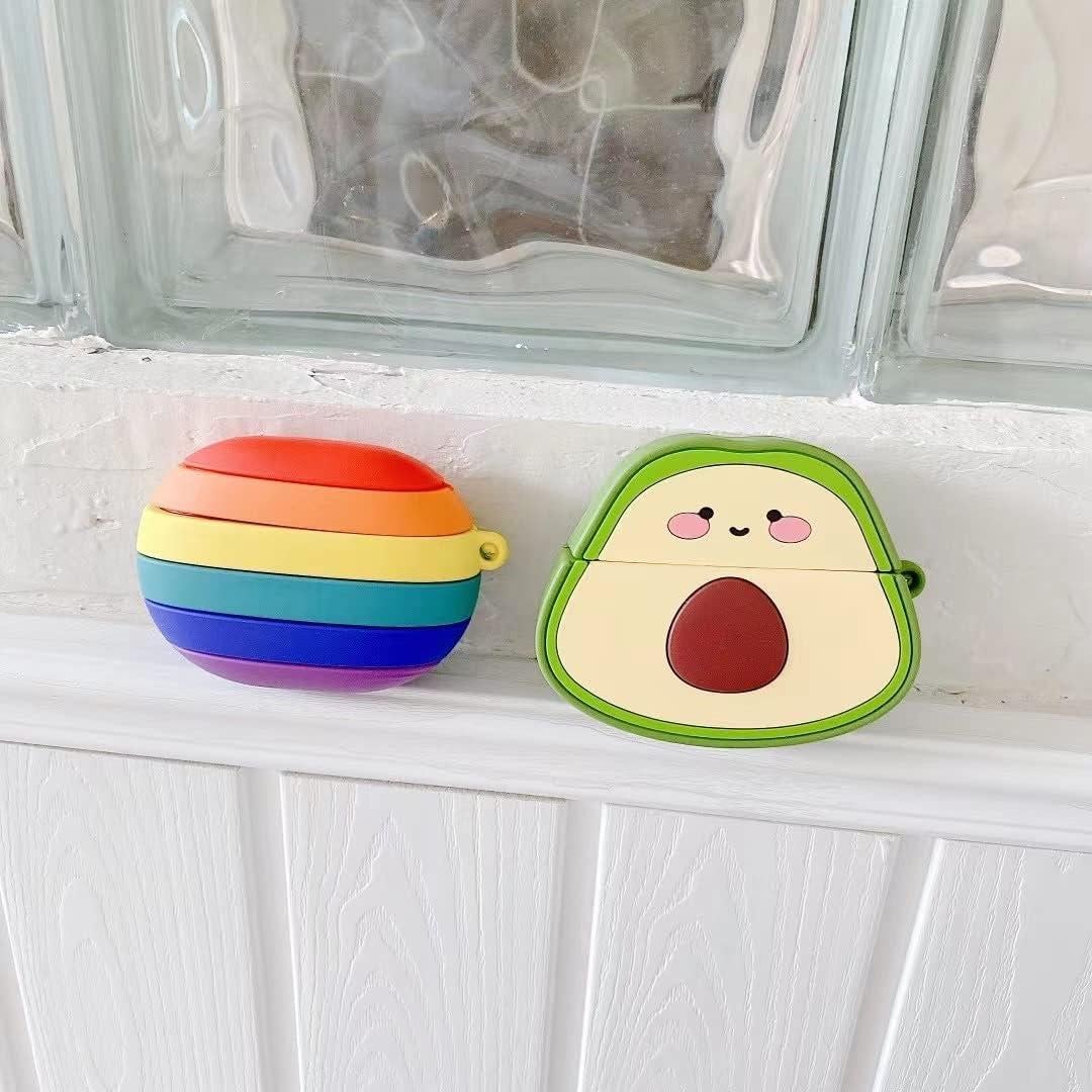 Funda Protectora 3D KIRDEIVY para Beats Studio Buds Aguacate