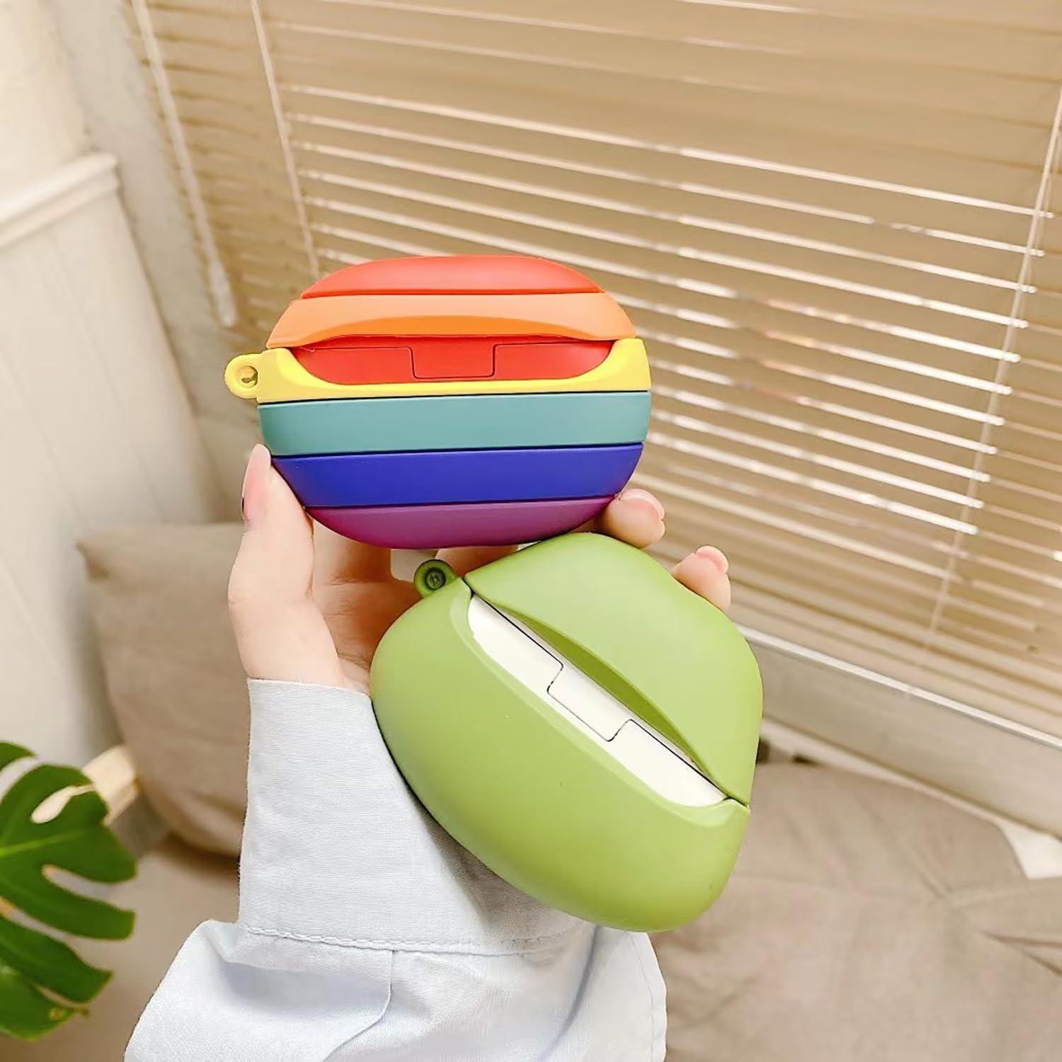 Funda Protectora 3D KIRDEIVY para Beats Studio Buds Aguacate