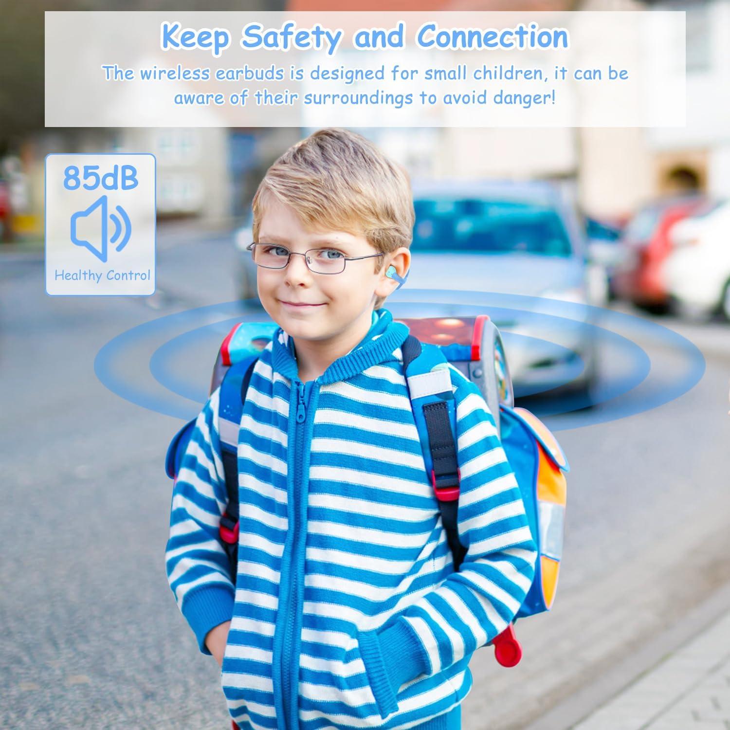 Auriculares Inalámbricos BANIGIPA T506 para Niños - Bluetooth 5.4, 85dB