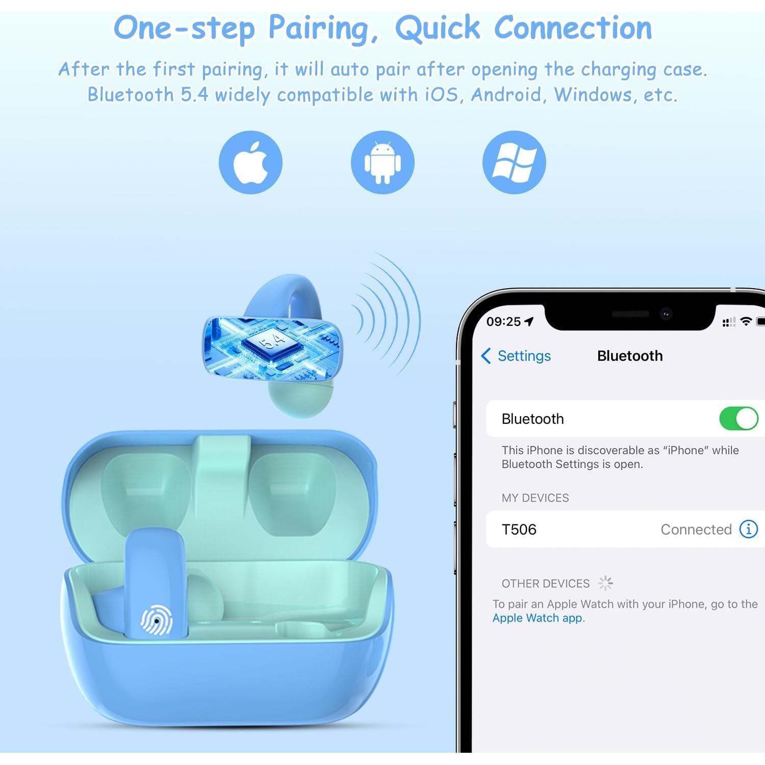 Auriculares Inalámbricos BANIGIPA T506 para Niños - Bluetooth 5.4, 85dB