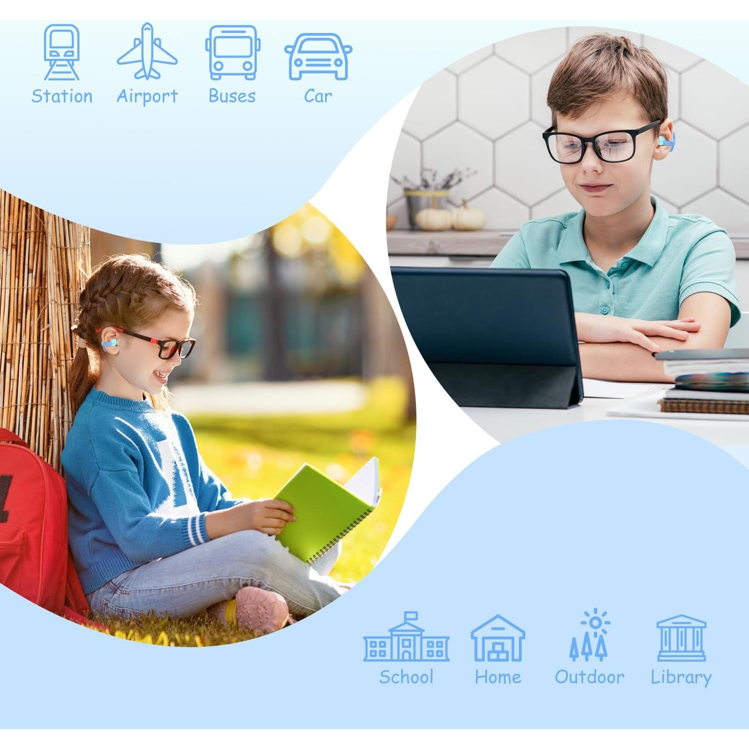 Auriculares Inalámbricos BANIGIPA T506 para Niños - Bluetooth 5.4, 85dB