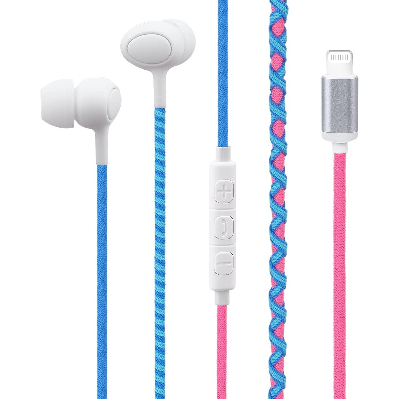 Auriculares URIZONS trenzados con micrófono para iPhone