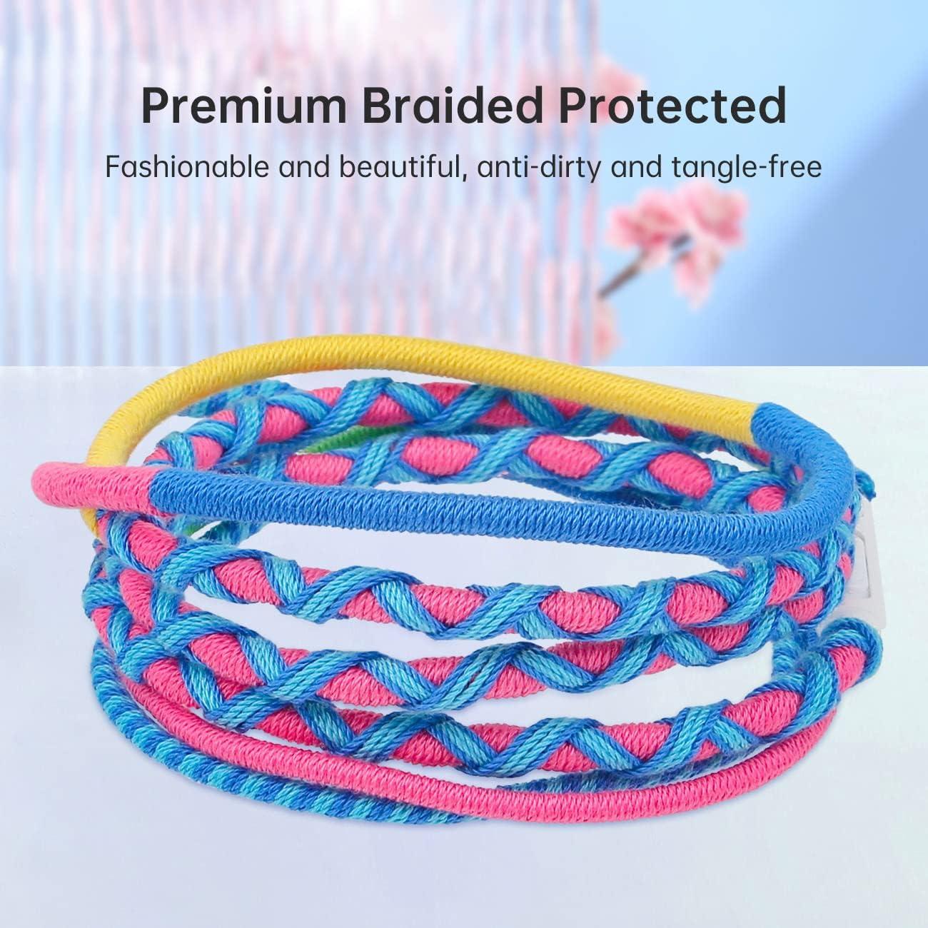 Auriculares URIZONS trenzados con micrófono para iPhone