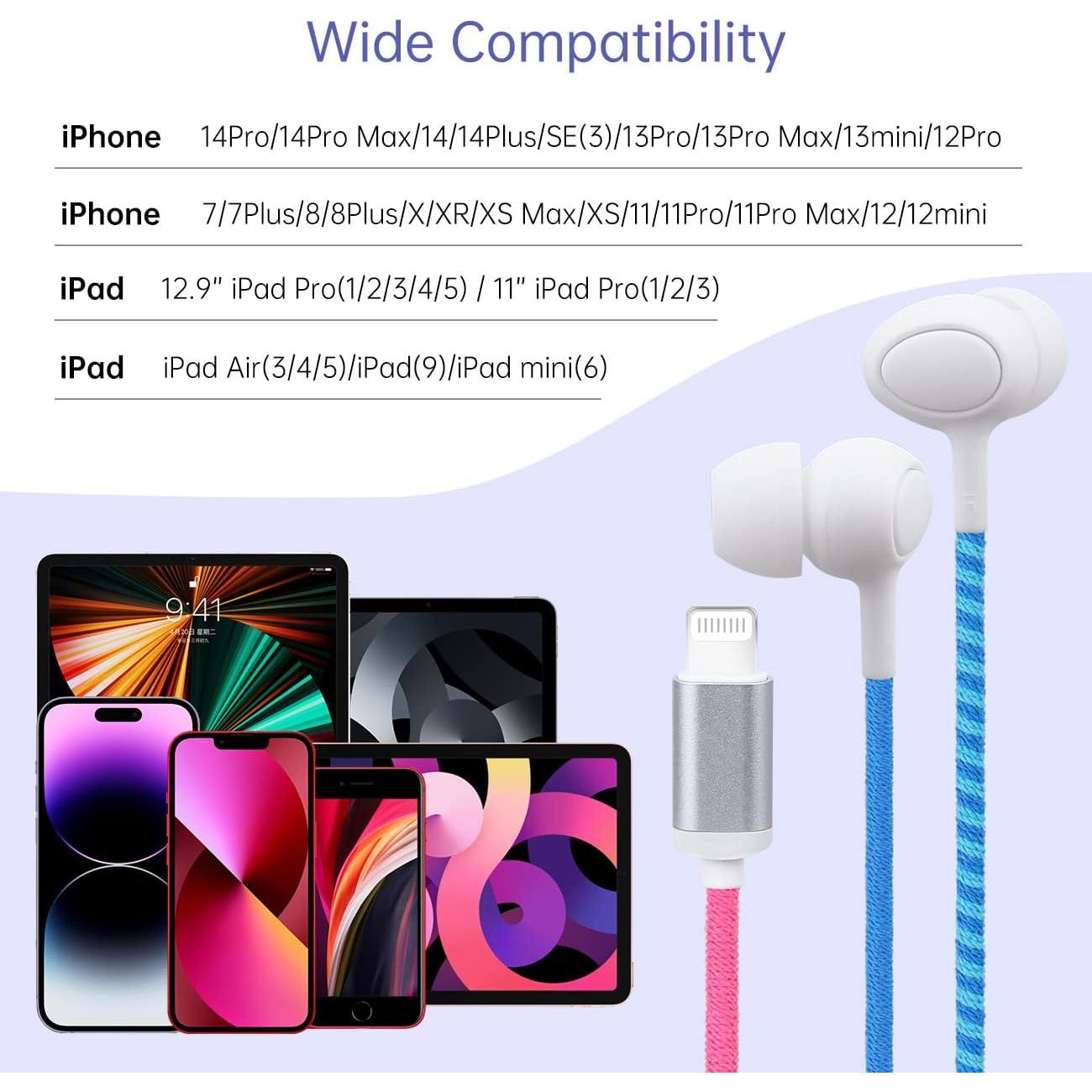 Auriculares URIZONS trenzados con micrófono para iPhone