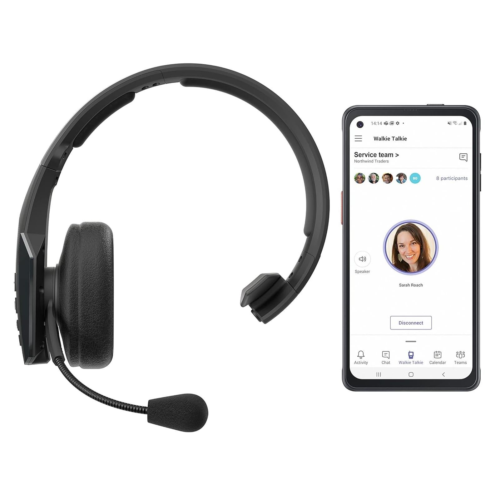 Auricular Bluetooth BlueParrott B450-XT MS con Cancelación de Ruido