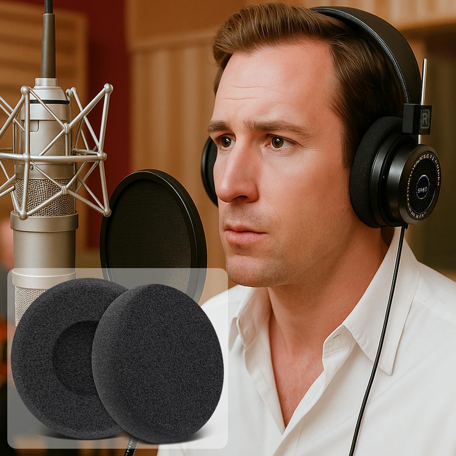 Almohadillas de Esponja SOULWIT para Auriculares SR60/SR80/SR125 - Negro