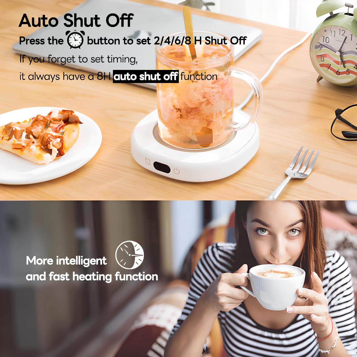 Calentador de Taza ZIHHO 28W 3 Temperaturas Negro/Rosa