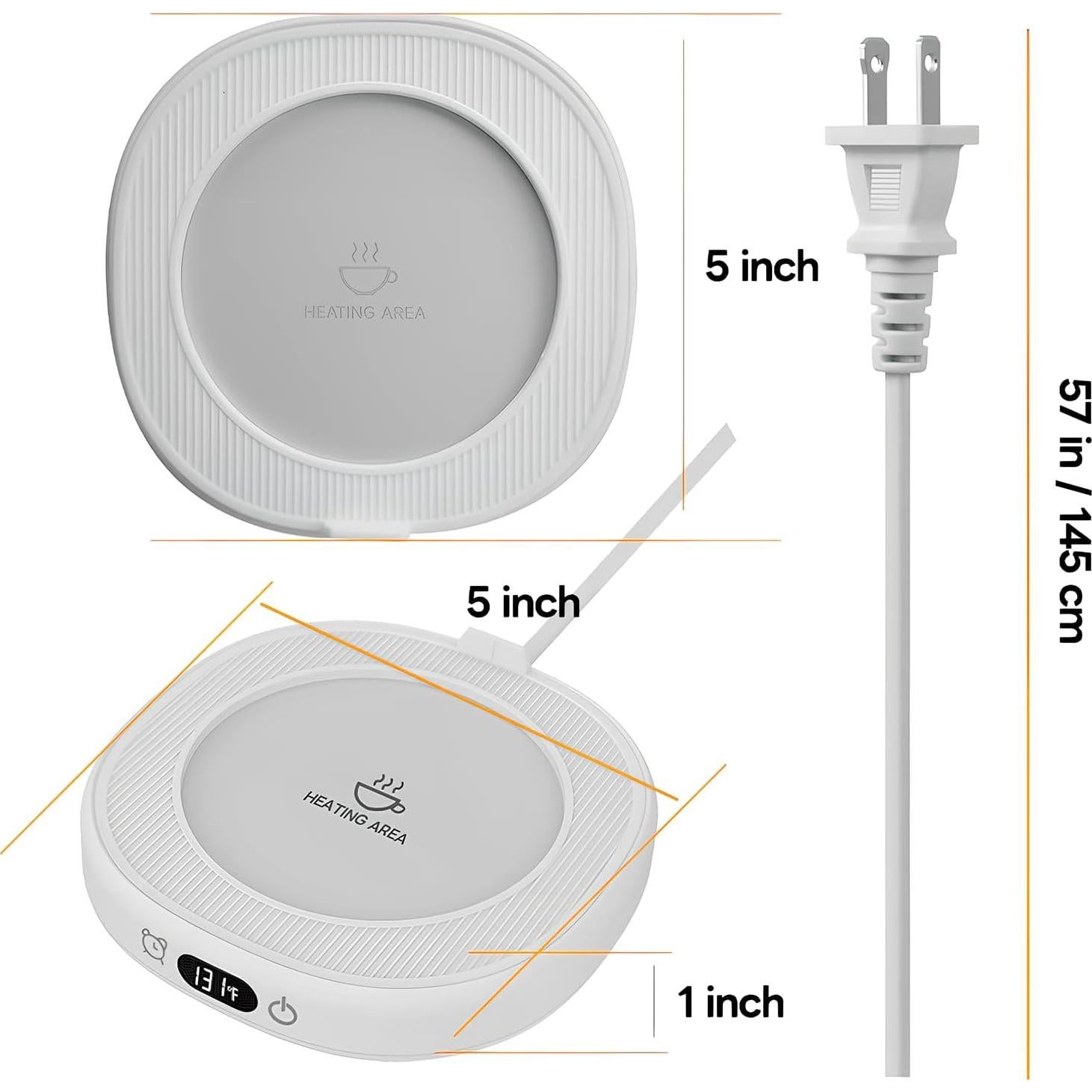 Calentador de Taza ZIHHO 28W 3 Temperaturas Negro/Rosa